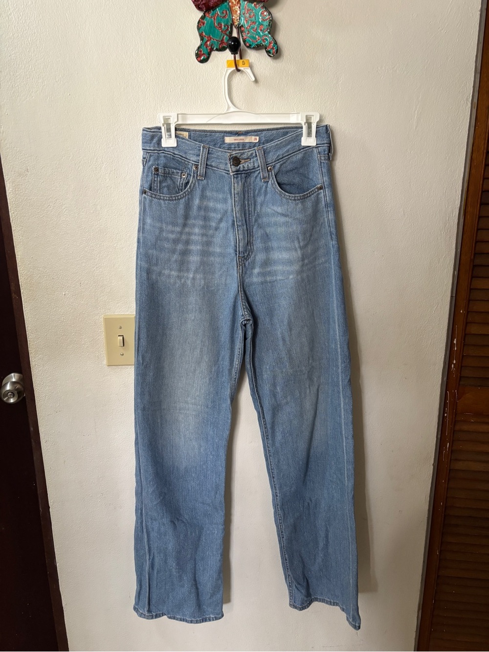 Levi's Light Blue Wide-Leg Jeans